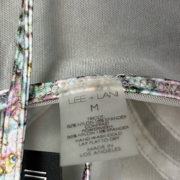 NEW Lee + Lani Mirage Mesh Swim Tankini Top - Picture 14 of 14